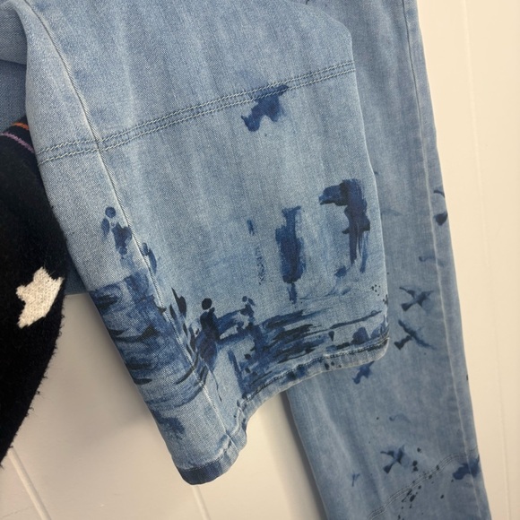 Manel Villalonga Pilcro Anthropologie Eventide Trouser High-Rise Wide-Leg Jeans - Picture 7 of 11